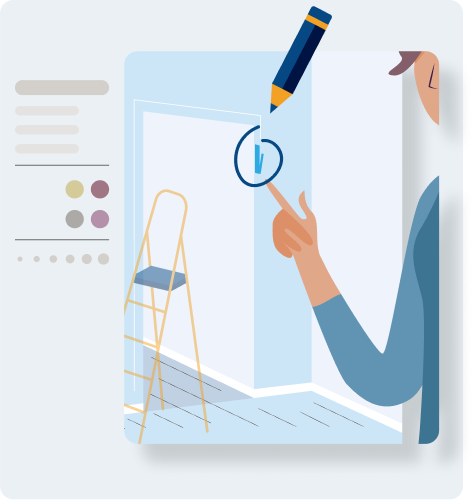 Ilustración de la aplicación de Arqlik en uso